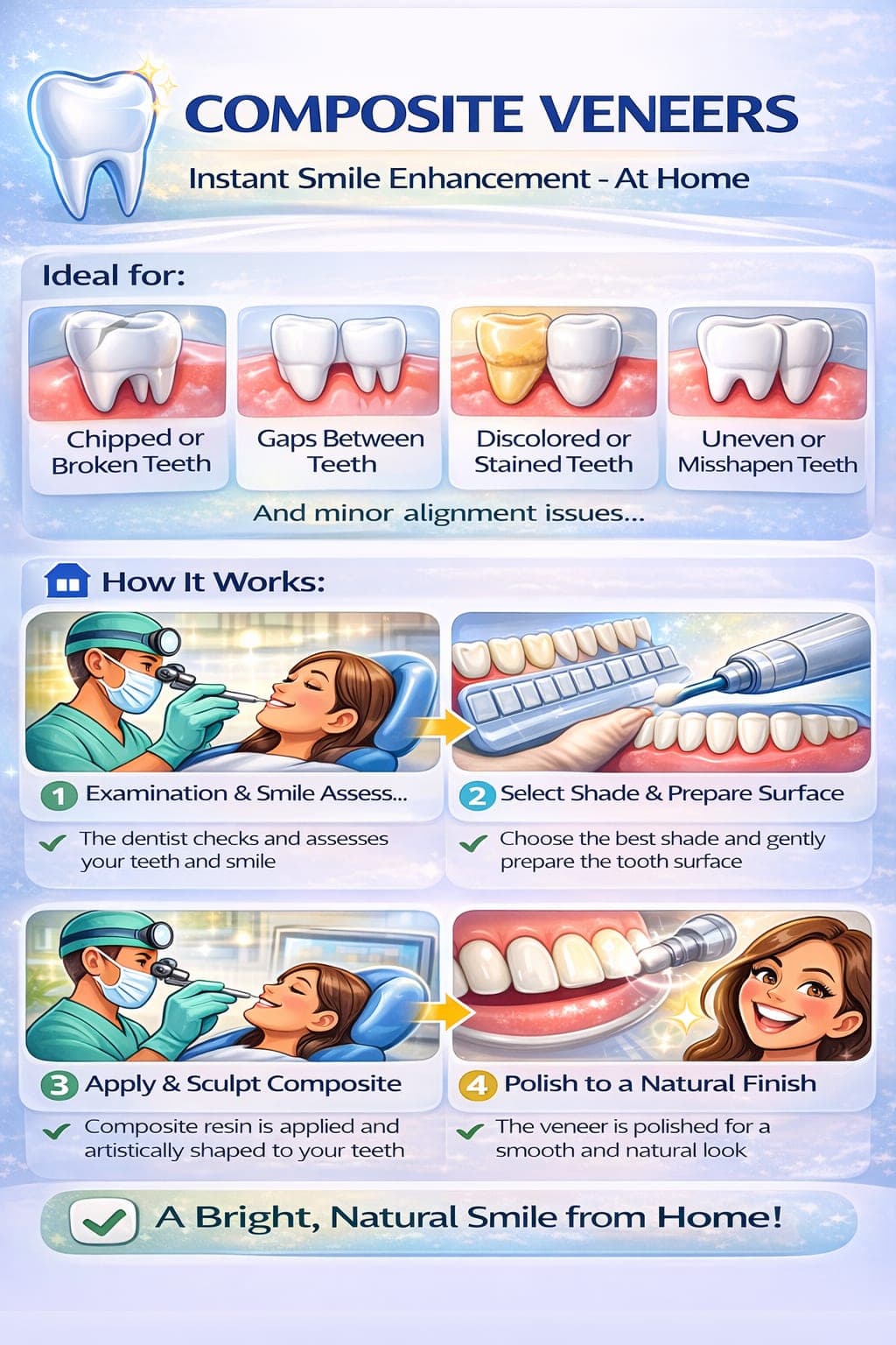 Composite Veneers at Home