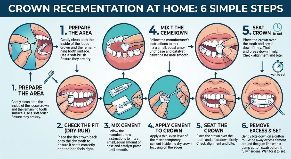 Crown Recementation at Home