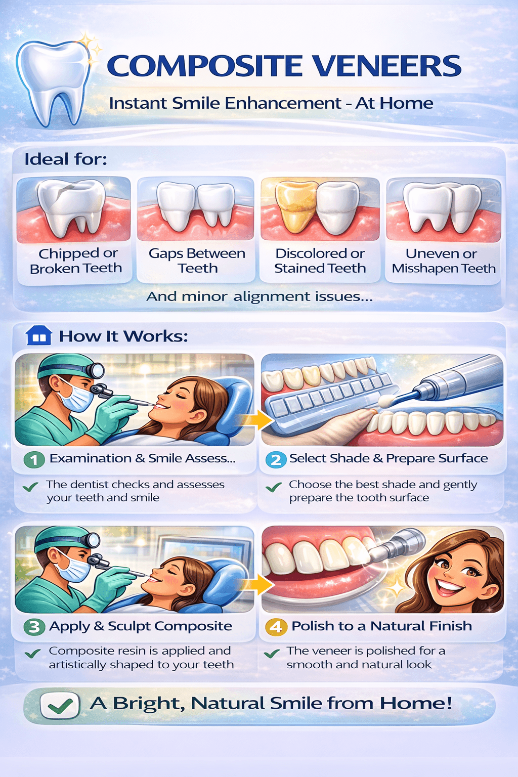 Composite Veneers at Home